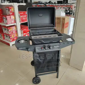Great Performance Yet Affordable 2 Burner Gas Black BBQ Decakila Grill