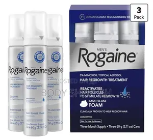 Rogaine Minoxidil Foam for Men - One Month Supply
