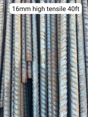 16mm ,12mm, and 10mm High Tensile 40ft Iron Rods