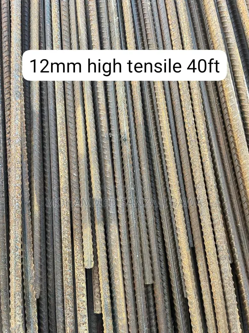 16mm ,12mm, and 10mm High Tensile 40ft Iron Rods