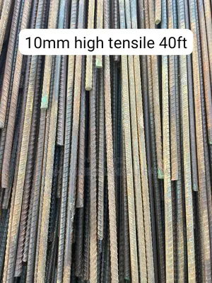 16mm ,12mm, and 10mm High Tensile 40ft Iron Rods