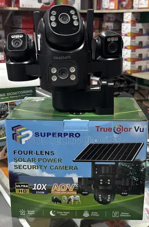 4g Solar Camera Superpro 4 Lens 20mp Solar Powered With 10x Zoom