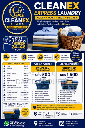 Cleanex Laundry Express Pickup and Delivery Service