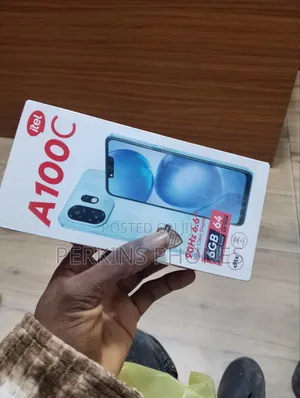 New Itel A100C 64 GB Black