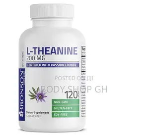 Bronson L-Theanine 200mg (Double-Strength) With Passion Flower Herb
