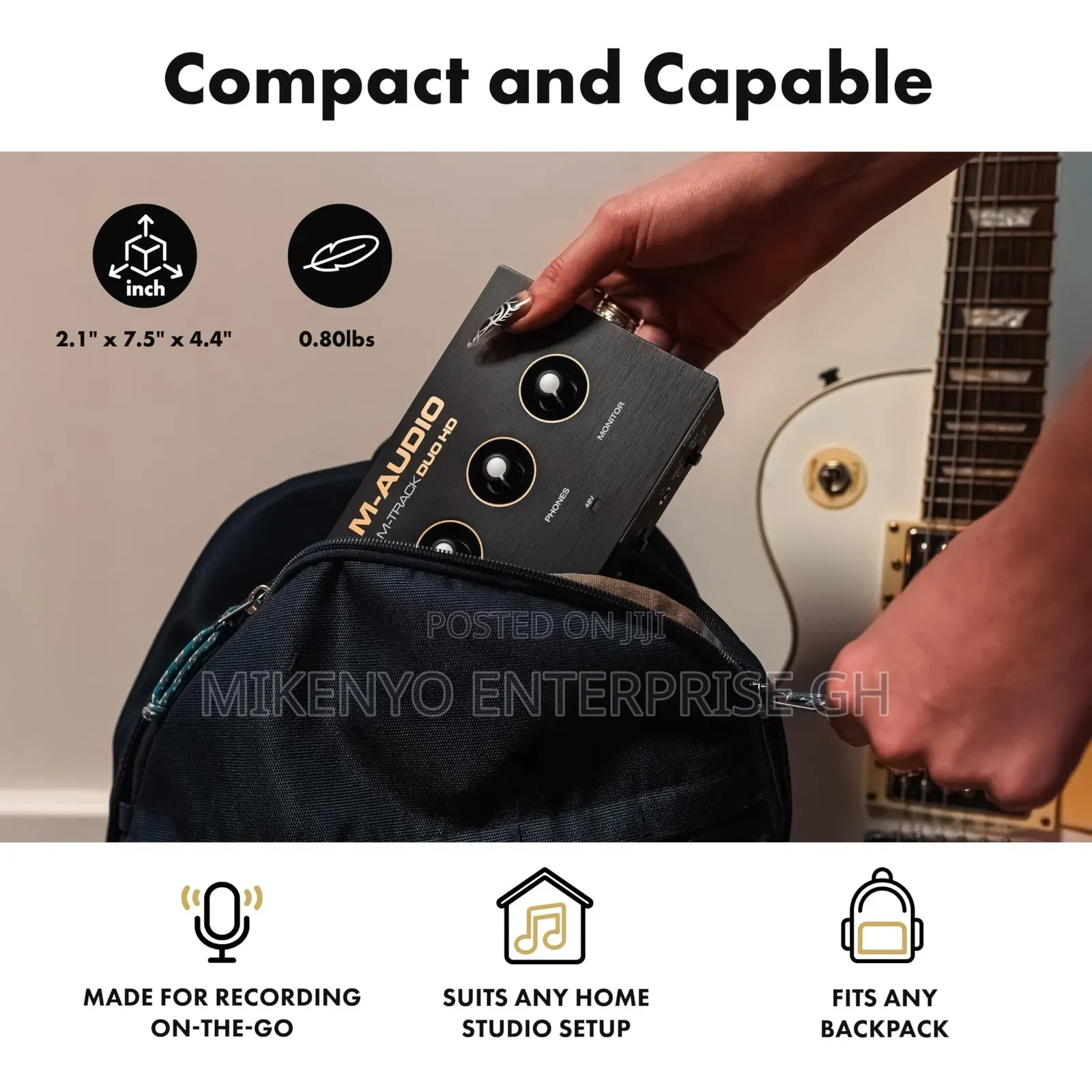 M-Audio M-Track Duo Hd Audio Interface for Recording, Streaming,