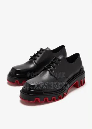 Christian Louboutin Men's Trott Dune Leather Derby Shoes