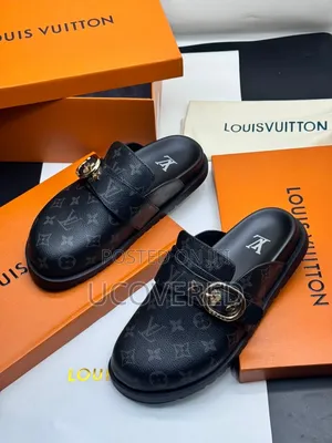 Louis Vuitton Men's Monogram Mules/Half Shoes