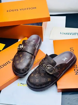 Louis Vuitton Men's Monogram Mules/Half Shoes