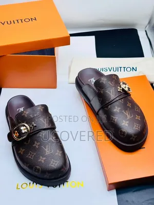 Louis Vuitton Men's Monogram Mules/Half Shoes