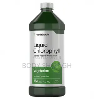 Chlorophyll Liquid Drops | 100mg | Natural Peppermint Flavor