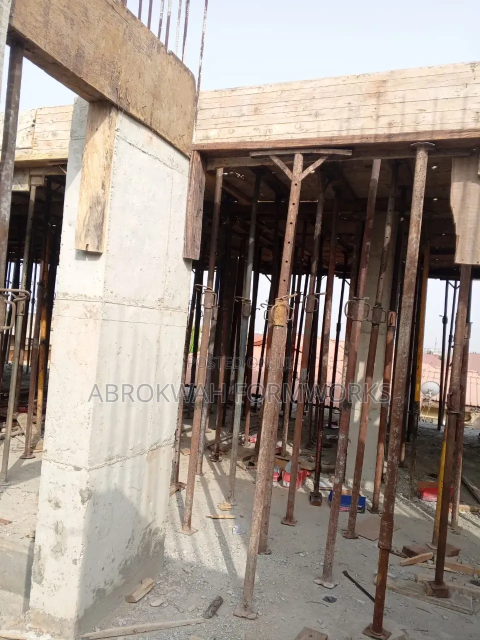 Plywood/Acro Jacks/Formworks /Scaffold/Decking /Column /Retaining Wall