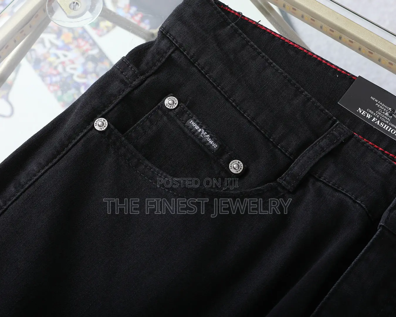 Armani Black Jeans
