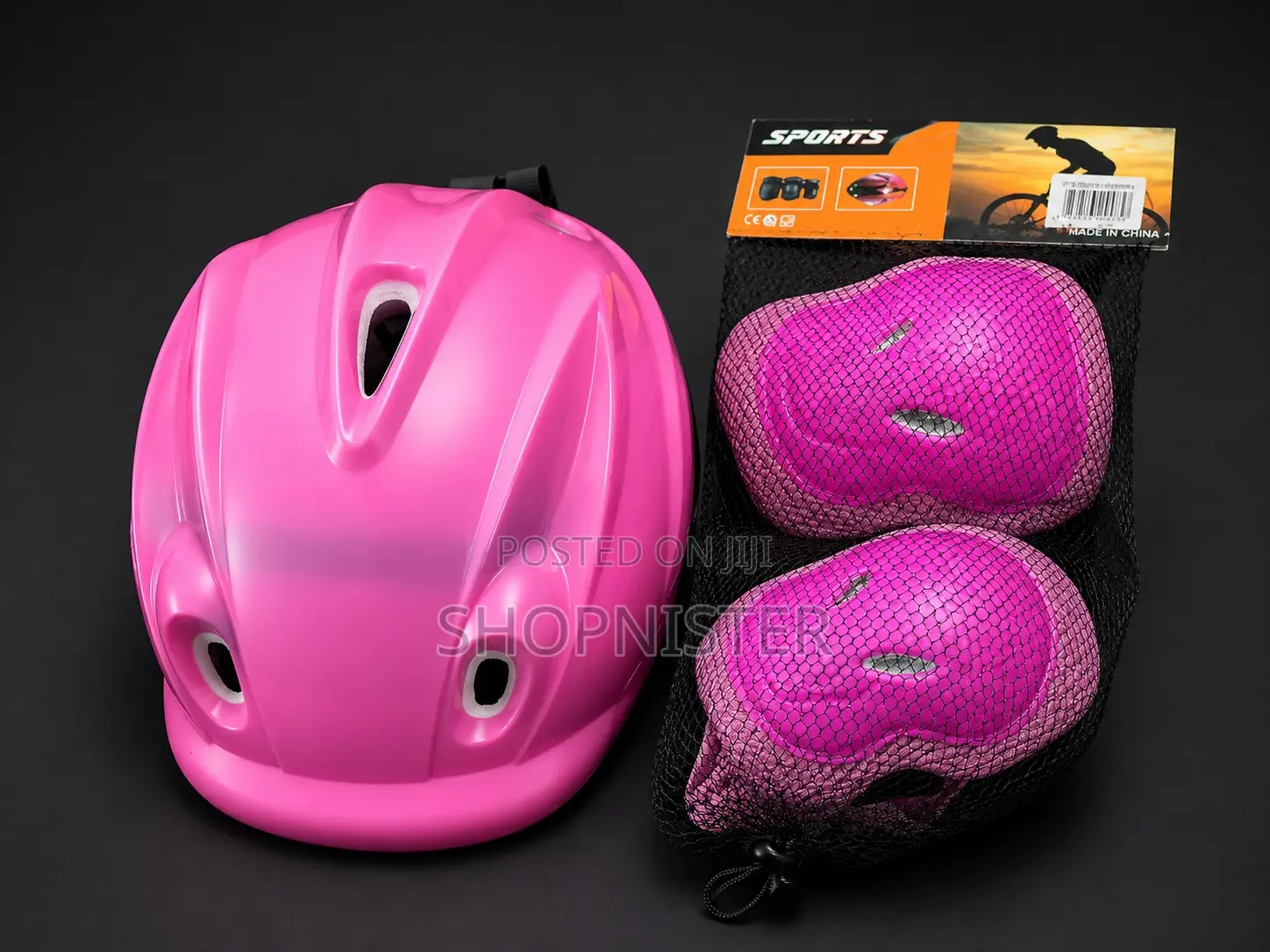 Girls Protective Gear Set With Helmet