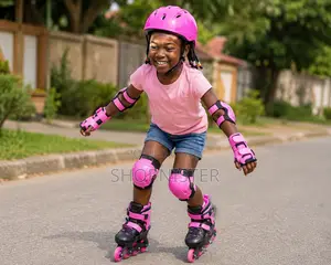 Girls Protective Gear Set With Helmet