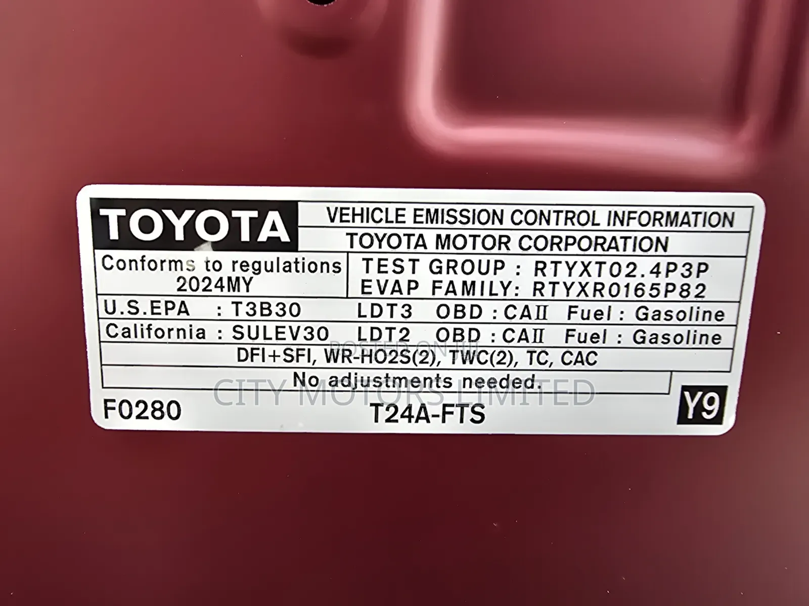 Toyota Grand Highlander 2024 Red