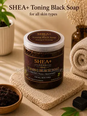 Shea+ Toning Black Soap