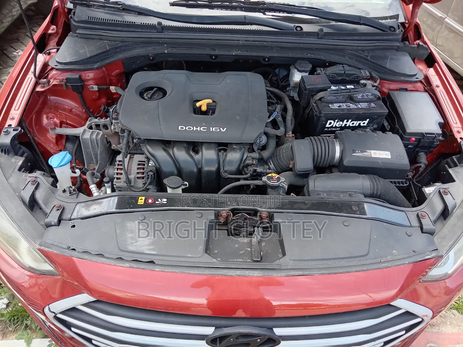 Hyundai Elantra 2017 Red