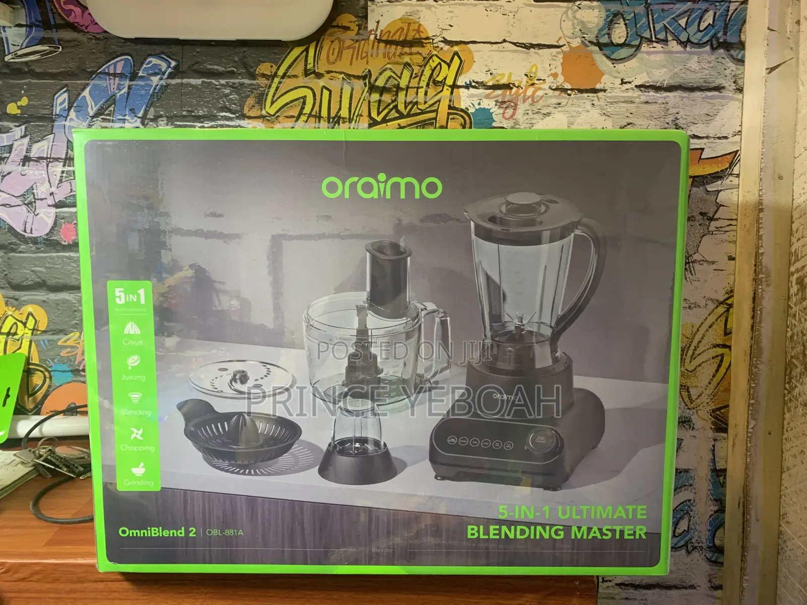 Oraimo Omniblend 2 Obl-881a Kitchen Blender and Food Processor Set