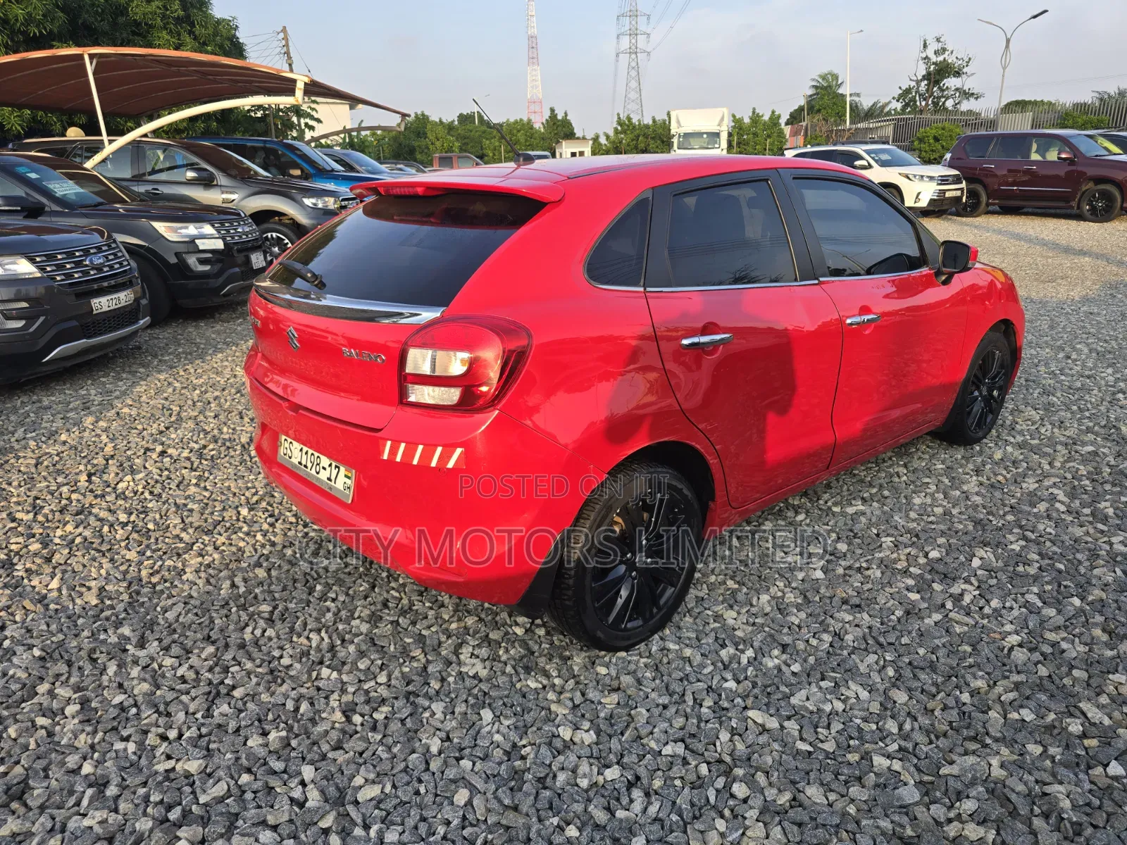 Suzuki Baleno 2017 Red