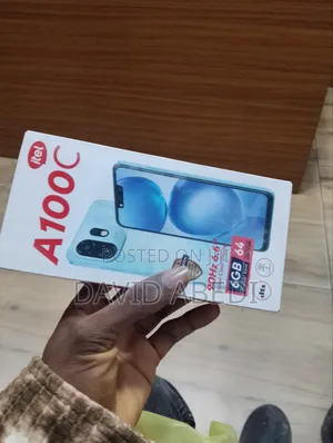 New Itel A100C 64 GB Black