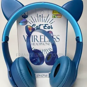 Cat Ear RGB Wireless Headphones P47m