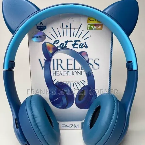 Cat Ear RGB Wireless Headphones P47m