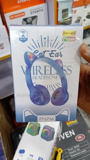 Cat Ear RGB Wireless Headphones P47m