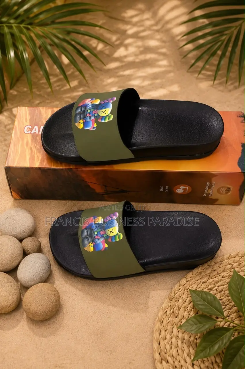 High-Quality Leather Flat Sandals - Men/Women