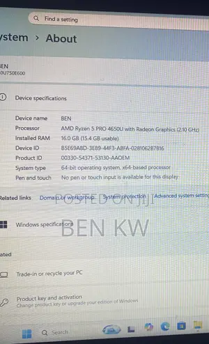 Laptop Lenovo ThinkPad L15 Gen 3 16GB Intel Core i5 SSD 256GB