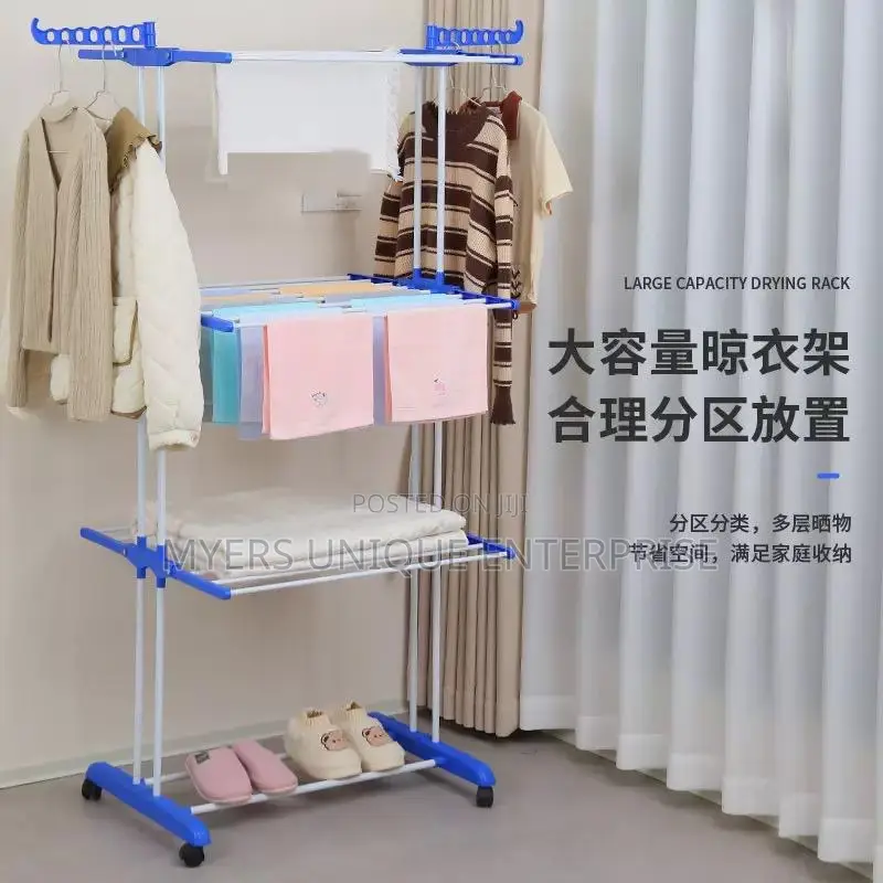 4-Tier Clothes Drying Rack,Heavy Duty Steel