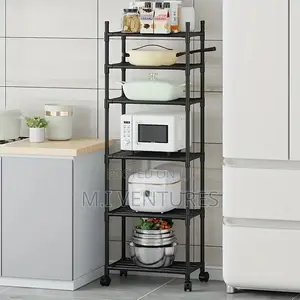 6 Tier Rolling Storage Rack