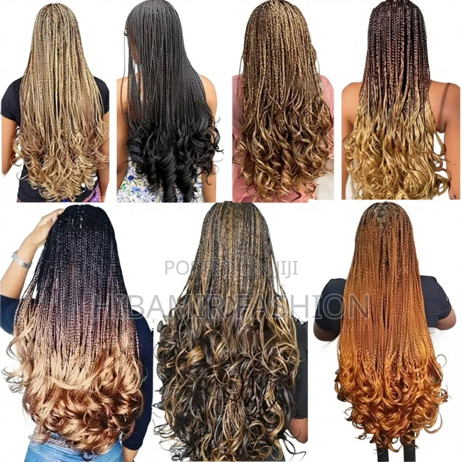 Bone Straight and Spiral Curl Hair Extension