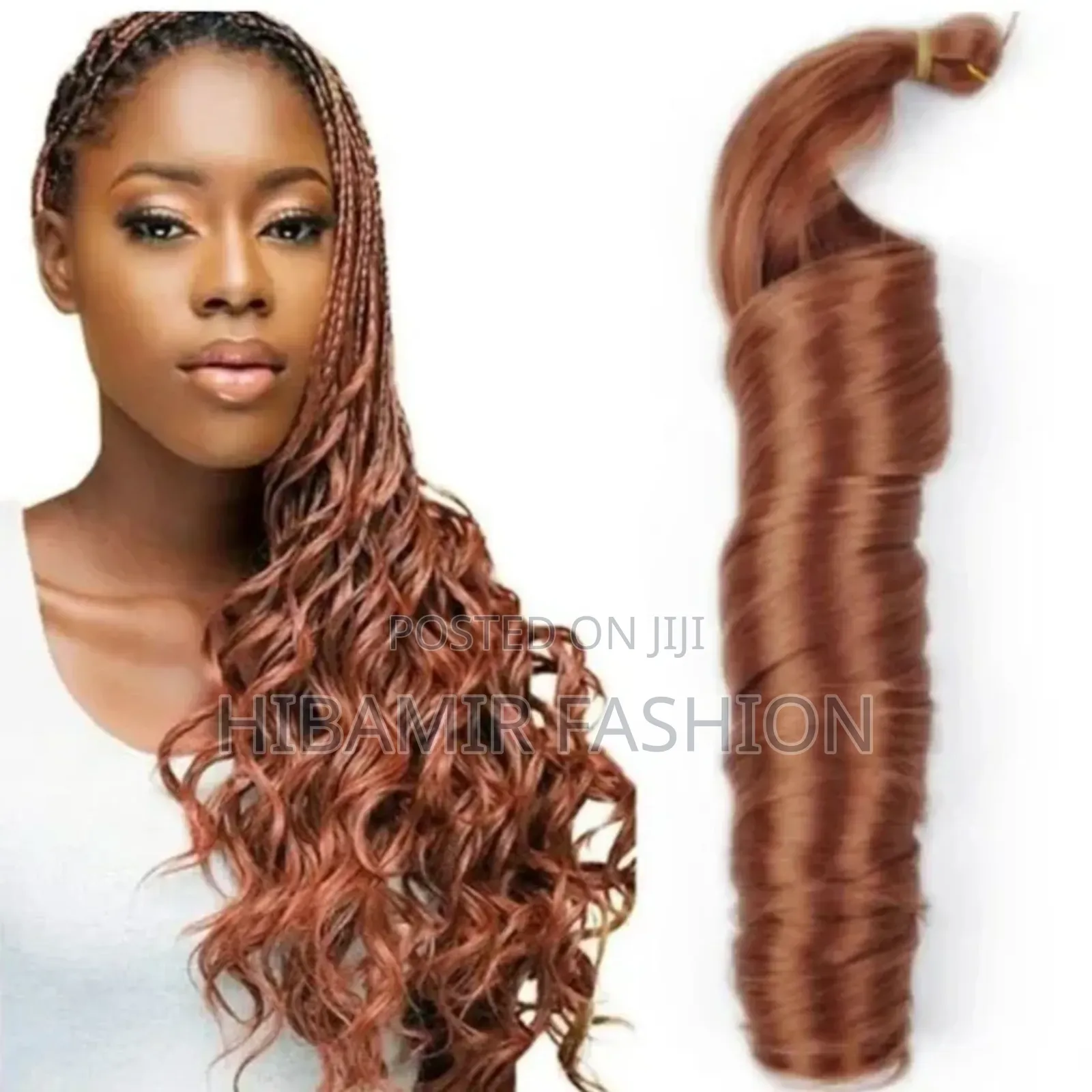 Bone Straight and Spiral Curl Hair Extension