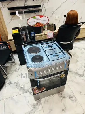 High Quality Ferre 60x60cm Glass Lid 2 Gas + 2 Electric Cooker 