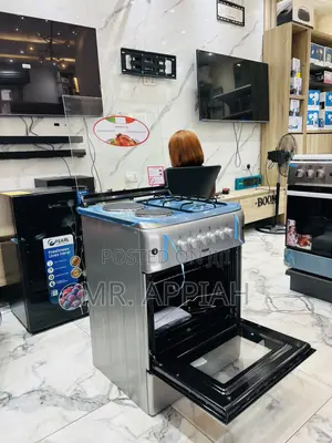 Choose Premium Ferre 60x60cm Glass Lid 2 Gas + 2 Electric Cooker 