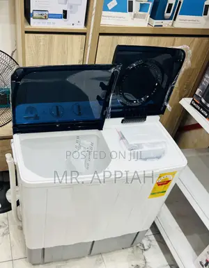 Super Classic TCL 10.5kg Semi-Auto Washing Machine(Spin Dry) White