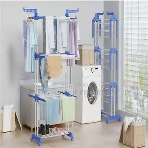 Space Saving 4 Tier Clothes Rack(Fold Flat When Not Used)