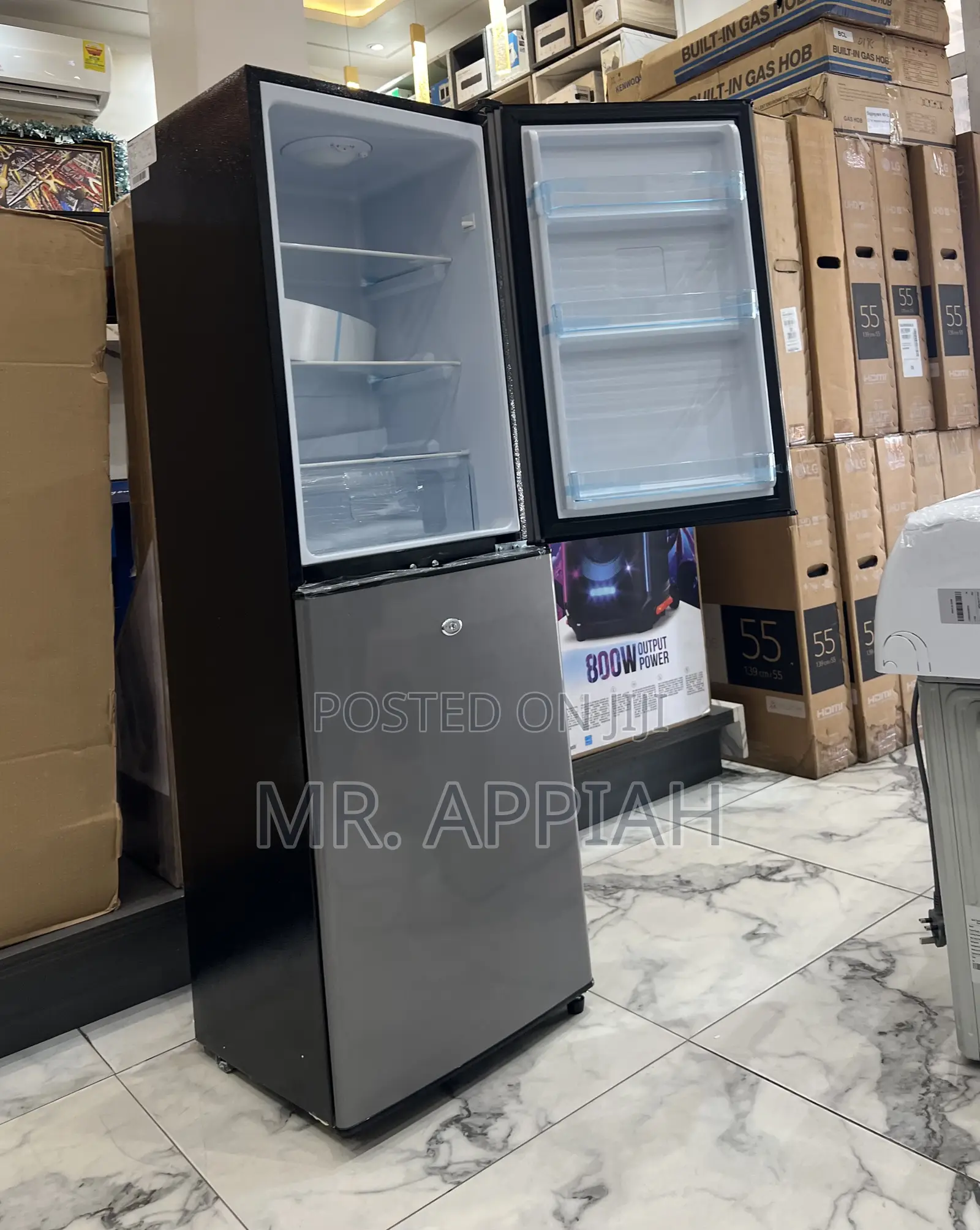 Super Classic Nasco Double Door Electric Fridge(Gray)158l,Nasd2-20fl