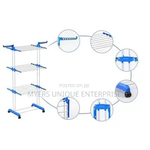 Student Hostel Clothes Hanger 4 Tier,Wheels Included