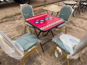 Folding Table and Design With Metal Legs