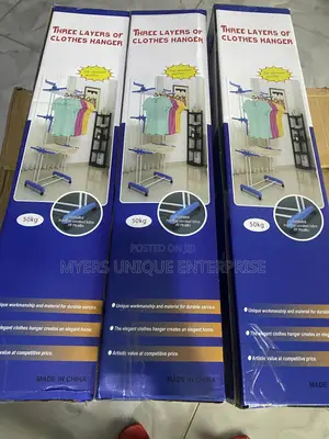 Compact 4 Tier Clothes Stand-Perfect for Rooms