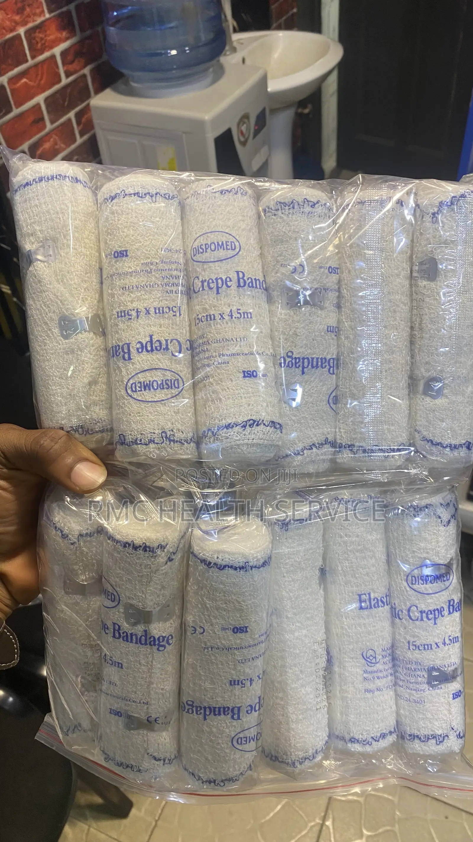 Medical Crepe Bandage 6” Inches