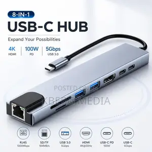 Type C to HDTV Adapter 8 in 1