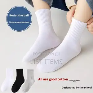 Kids White School Socks – 3pairs 25cedis