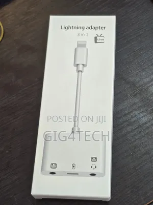 iPhone Lightning 3in1 Adapter for Live Streaming
