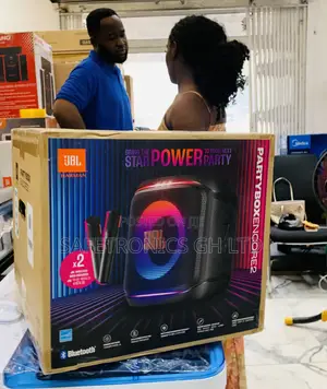 Ultra Modern JBL Partybox Encore 2 Portable Party Speaker With 2 Mics