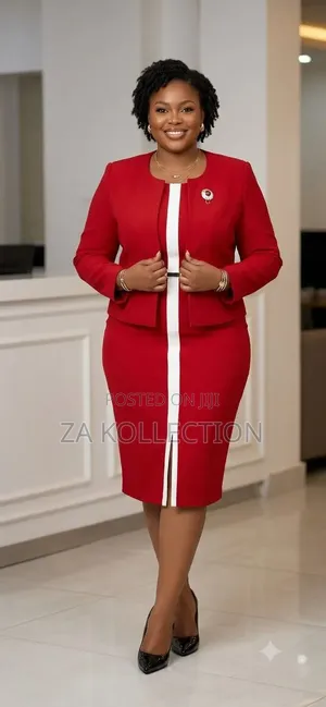 Women's Corporate Dress With Coat