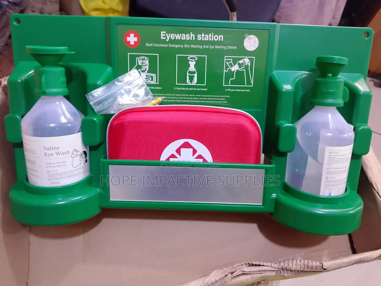 Portable Eye Wash Station.
