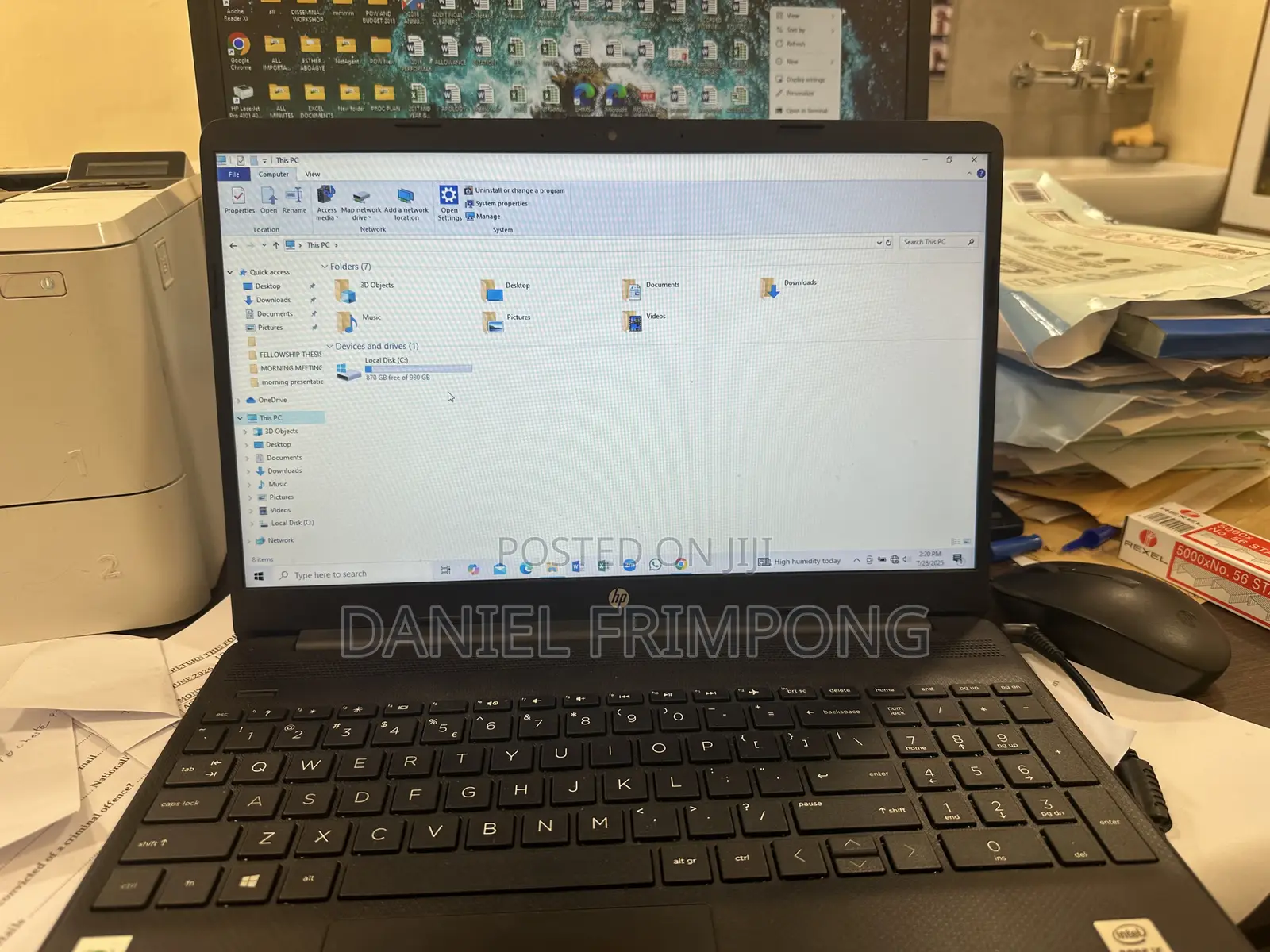 Laptop HP 15 8GB Intel Core i5 HDD+SSD 1T